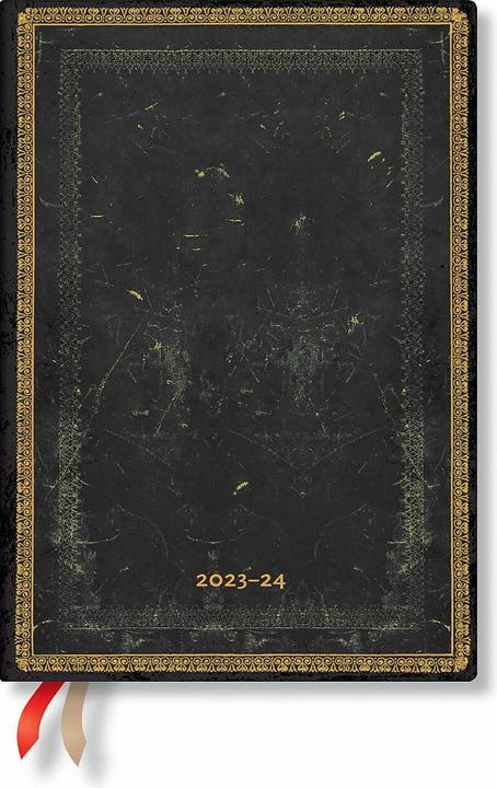 Actual product image Paperblanks 2024 Arabica Midi 18M. Horizontal (18 x 13 cm, Hardcover, German)