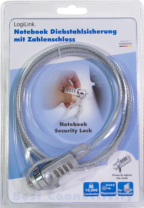 Produktbild LogiLink Sicherheitsschlosskabel