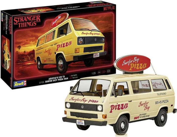 Actual product image Revell Stranger Things VW T3 Bus Surfer Boy