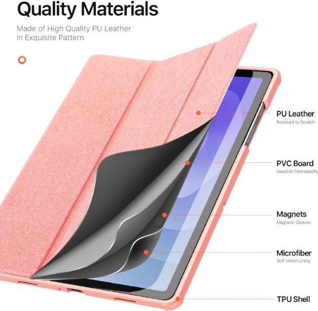 Immagine prodotto Dux Ducis Domo Series Leder Bookcover Hülle (Samsung Galaxy Tab A11+, Samsung Galaxy Tab A9+)