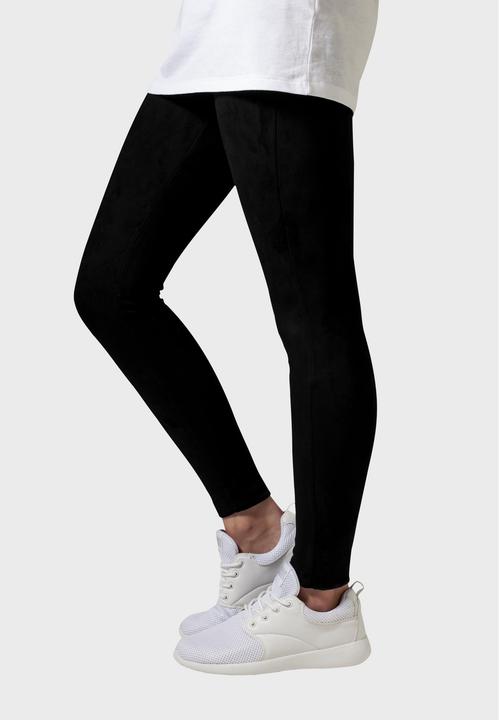 Actual product image Urban Classics Ladies Imitation Suede Leggings (XS)