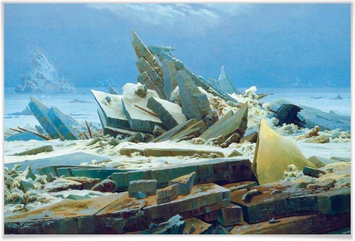Immagine prodotto Trenddeko Friedrich - L'Oceano Artico (120 x 80 cm)