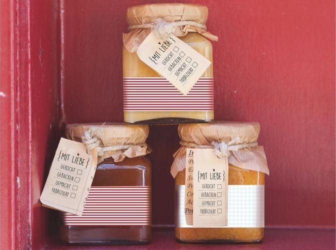 Actual product image Heyda Motif stamp With Love Light Brown