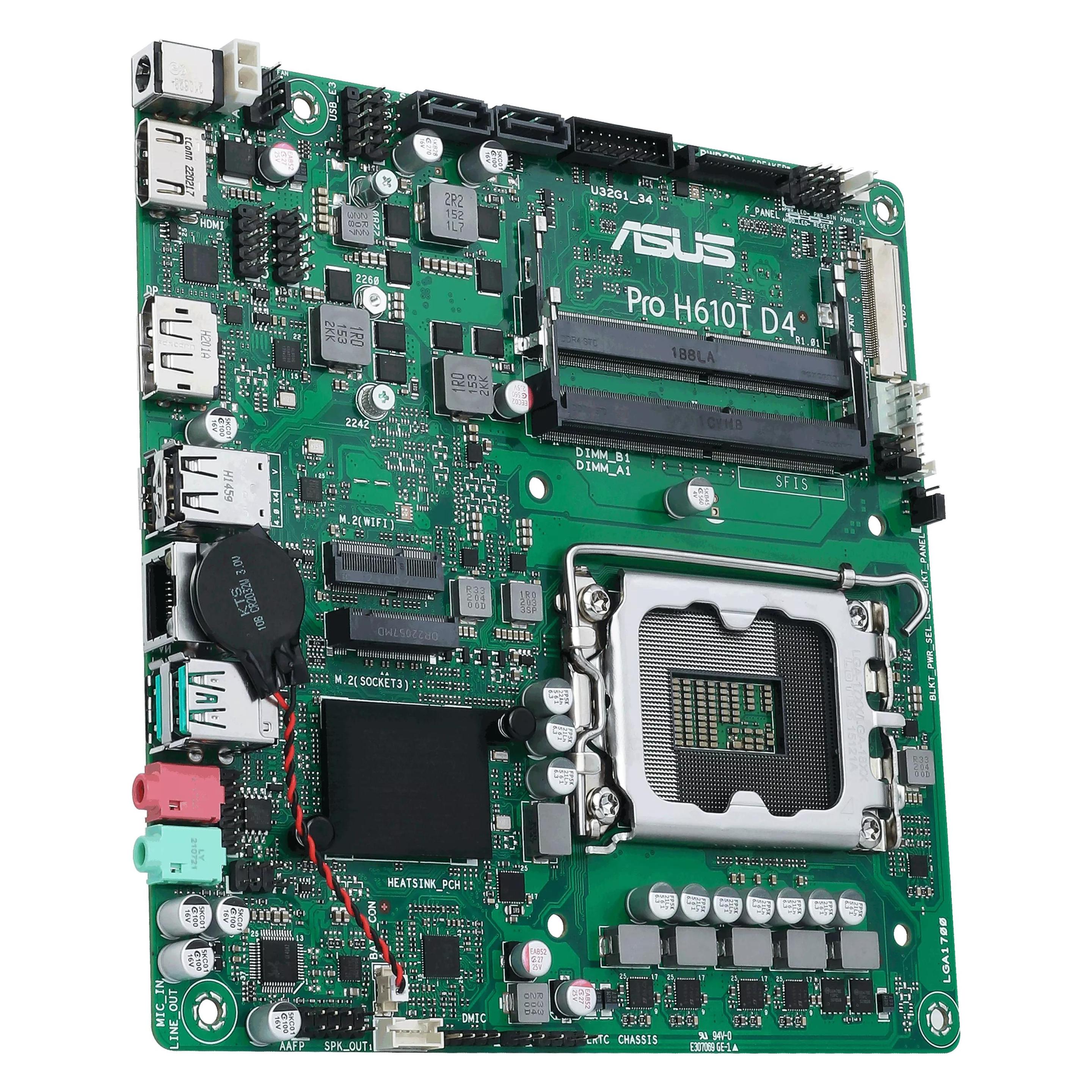 ASUS MB PRO H610T -CSM (LGA 1700, Intel H610, Mini-ITX), Mainboard