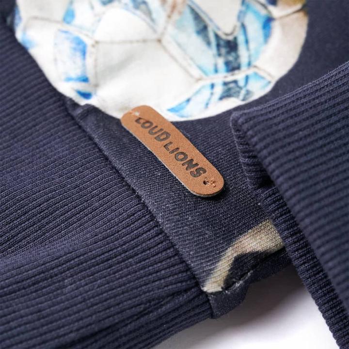 Immagine prodotto vidaXL Felpa da bambino blu navy 104,Materiale: 95 % cotone. 5 (104)
