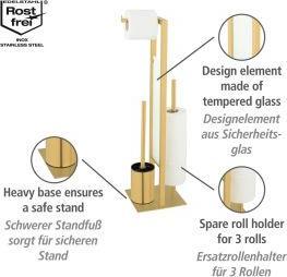 Immagine prodotto Wenko Set WC a pavimento Rivalta gold