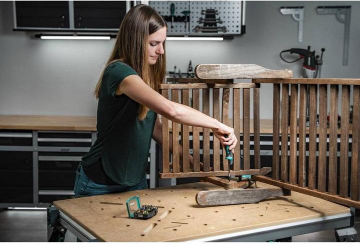 Produktbild wolfcraft 1 Handschraubendreher mit Bitaufn. 197mm (Innensechskant)