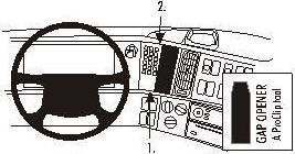 Image du produit Brodit 853189 Support voiture Volvo FH/FM/NH series