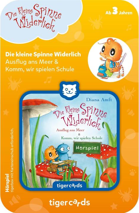 Immagine prodotto Tigermedia tigercard - Die kleine Spinne Widerlich - Zwei Geschichten (Ausflug ans Meer & Komm, wir spielen... (Tedesco)