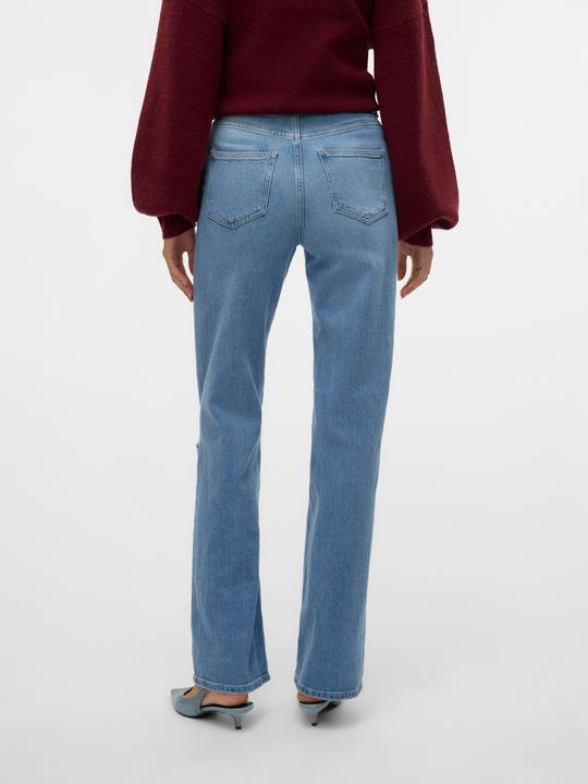 Actual product image Vero Moda VMTESSA Hohe Taille Weiter Beinschnitt Jeans Weit geschnitten (W28/L34)