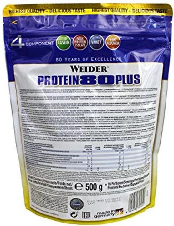 Actual product image Weider Protein 80 Plus (Vanilla, 1 x, 500 g)