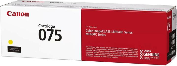 Actual product image Canon Toner Cartridge 075 Y yellow (Y)