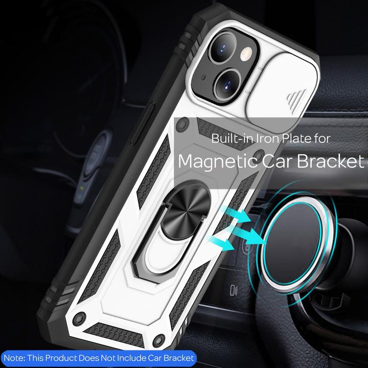 Immagine prodotto Nalia Copertura antiurto dell'anello in stile militare (Apple iPhone 13 mini)