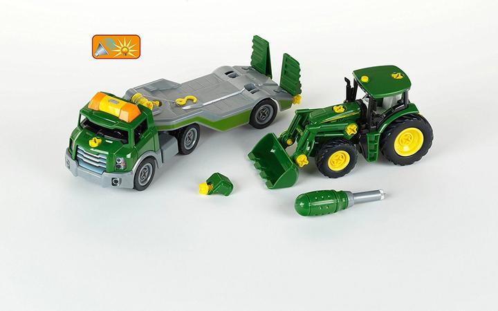 Actual product image Theo Klein Transporter with tractor John