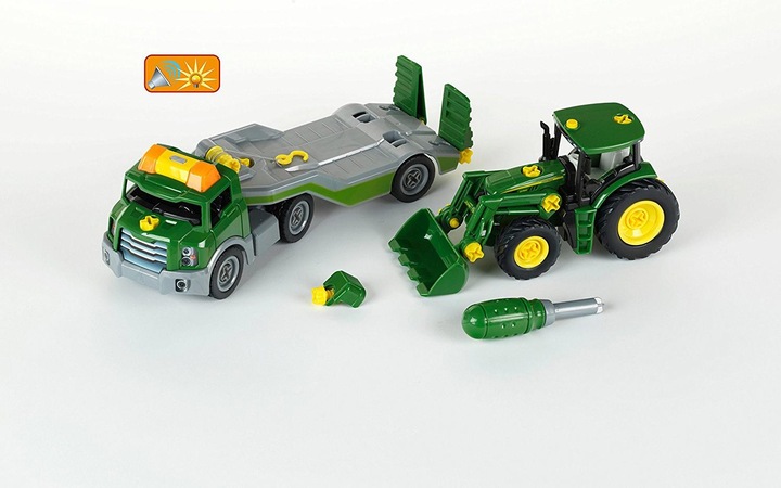 Produktbild Theo Klein Transporter mit John Deere Traktor