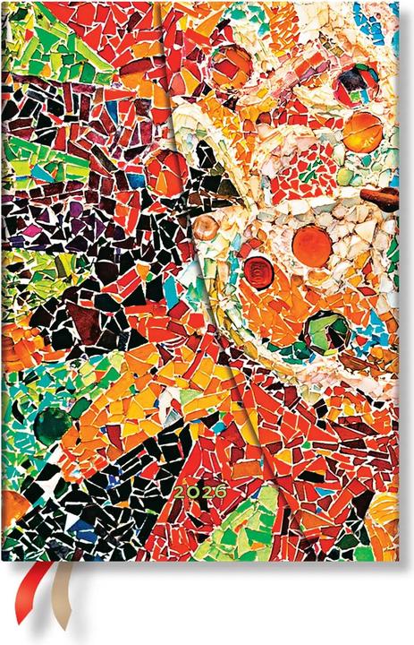 Image du produit Paperblanks PAPERBLAN Agenda Le Soleil de Gaudi 2026 DF0913-0 1W/2S HOR Midi HC FR 13x18cm (13 x 18 cm, Français)