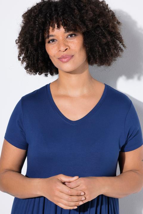 Image du produit Angel of Style Jerseykleid, V-Ausschnitt, Volants (52)