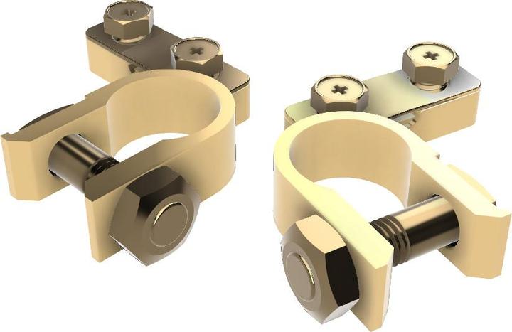 Actual product image Offgridtec 1,5m 6mm² Batteriekabel M8 mit Flachsicherungshalter, 40A Sicherung und Polklemmen
