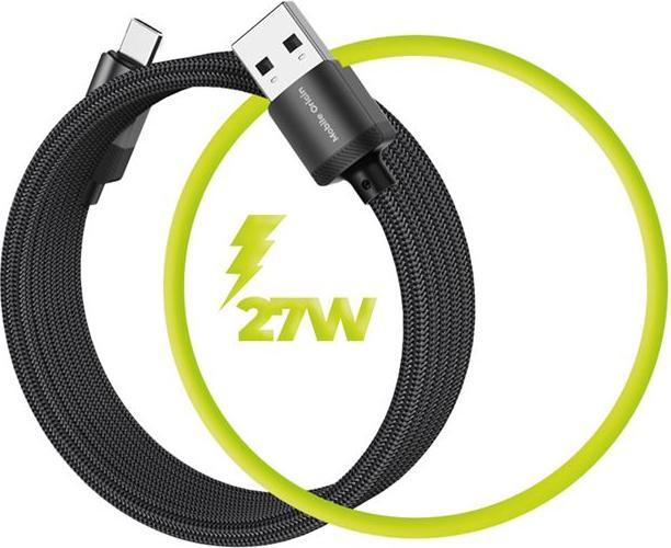 Image du produit Mobile Origin Câble original breveté magnétique USB-A vers USB-C - 1m - Noir (1 m, USB 2.0)