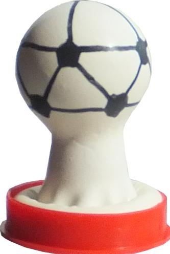 Produktbild Erco Scherzkondom mit Figur «Fussball» 1 Stück, handbemalt, ohne Gleitmittel, Naturkautschuklatex (1 Stk.)