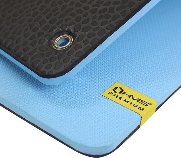 Actual product image HMS Club Fitness Mat with holes blue Premium MFK02 (20 mm)