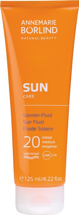 Annemarie Börlind Série Sun - Fluide solaire SPF 20 (Crème solaire, SPF 20, 125 ml, 160 g)