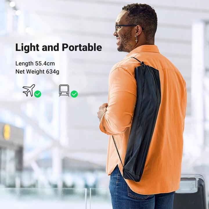 Produktbild Ugreen - Tripod Stand LP585 (15647) - For Phone and Pad, Adjustable 174cm, 4.7-12.9" - Black