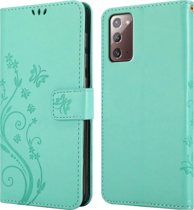 Image du produit Cadorabo Flower Book Housse pour Samsung Galaxy NOTE 20 (Samsung Galaxy Note 20)