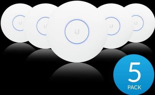 Actual product image Ubiquiti UniFi AP AC-PRO - Set of 5 (1300 Mbit/s)