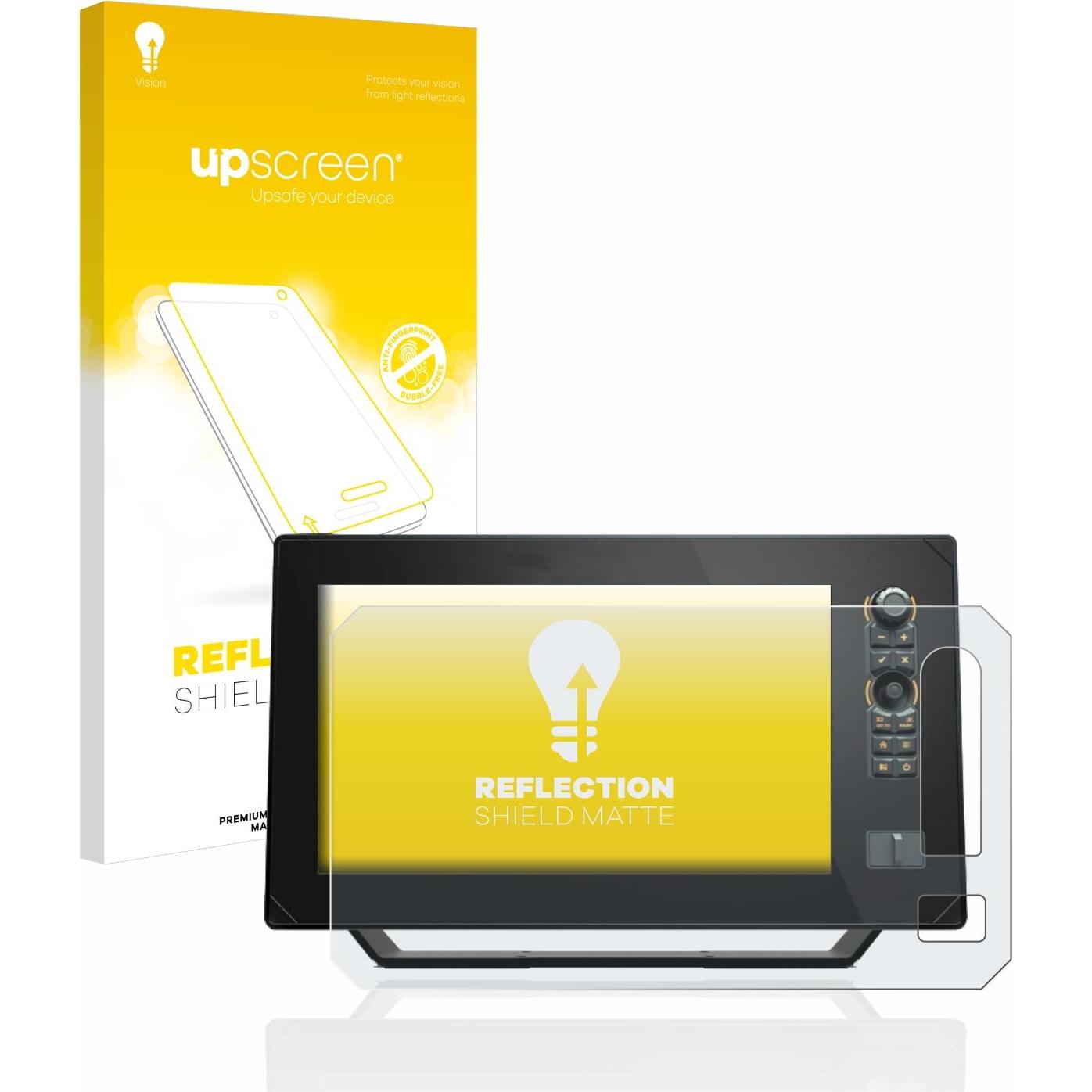 upscreen Reflection Shield Displayschutz Matt, Smartwatch Schutzfolie, Grau