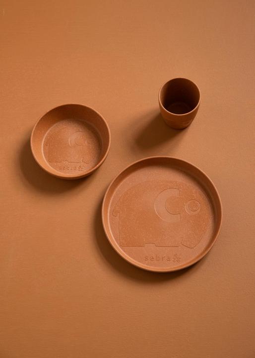 Actual product image Sebra Mums Dark Amber Tableware Set