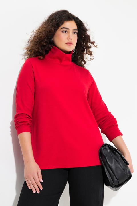 Image du produit Ulla Popken T-shirt à manches longues et col roulé, coupe Classic Fit (46, 48)