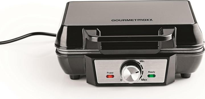 Actual product image Gourmetmaxx Waffle iron black/silver