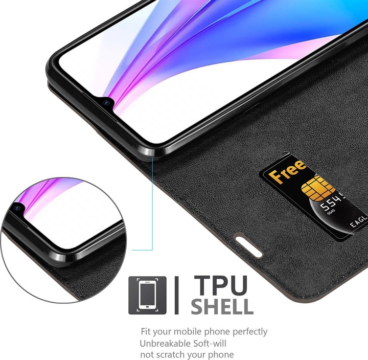 Actual product image Cadorabo Book Invisible Magnet Cover (Xiaomi Redmi Note 8T)