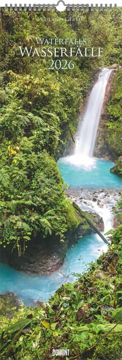 Produktbild Wasserfälle 2026 - Foto-Kalender - King-Size - 34x98 - Waterfalls - Natur (34 x 98 cm)