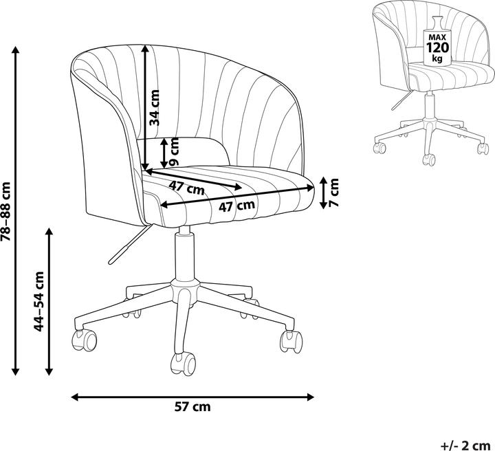 Produktbild Beliani Katonah (44 - 54 cm)