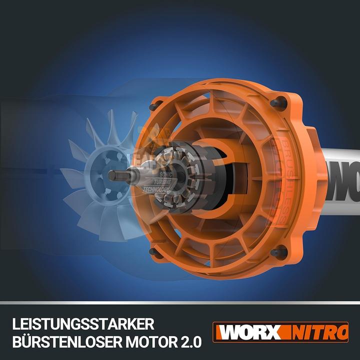 Produktbild Worx Nitro WG585E.9 (Akkubetrieb, Laubbläser)