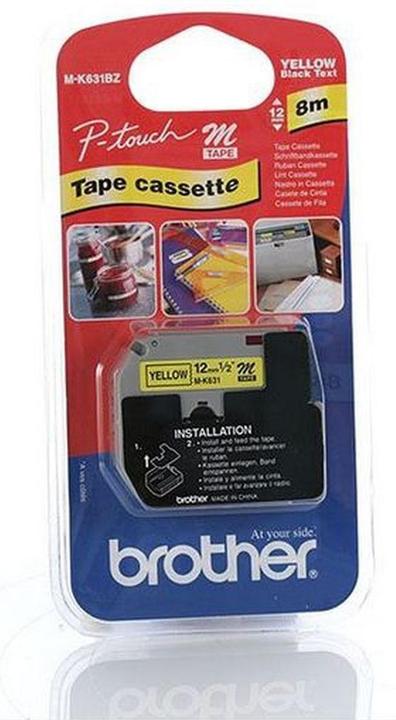 Produktbild Brother M-K631bz (1.20 cm, Gelb, Schwarz)