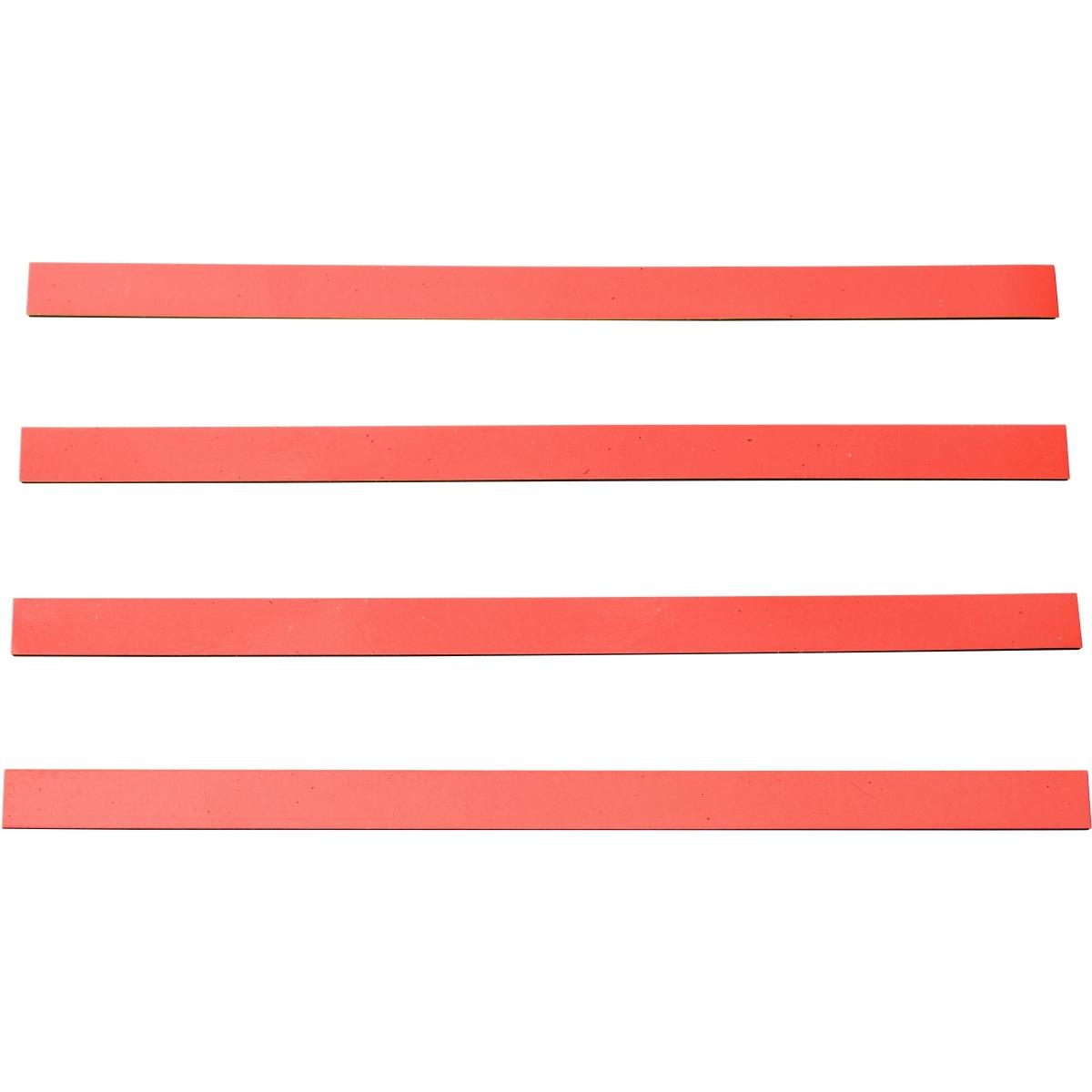 Ultradex, Magnet, Magnetisches Band 250x14x2mm VE=4 Stück rot (4 x)