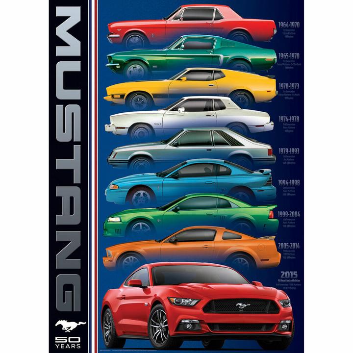 Immagine prodotto Eurographics 50 anni Ford Mustang (1000 pezzi)