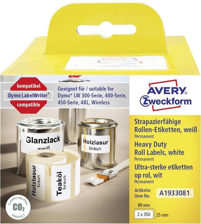 Produktbild Avery Rollen-Etiketten