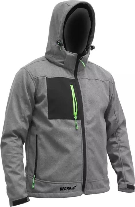 Actual product image Dedra Softshell jacket with hood size S, 96 % polyester + 4 % elastane (S)