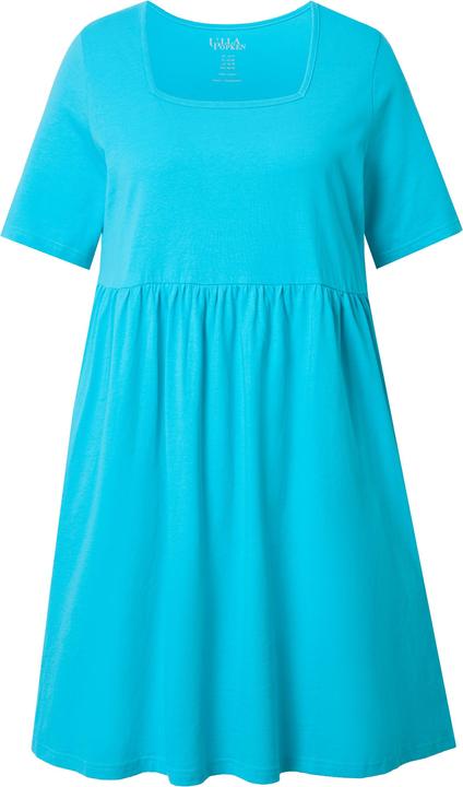 Produktbild Ulla Popken Kleid, A-Linie, Carree-Ausschnitt, Halbarm, Taschen (60)