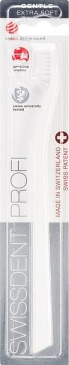 Immagine prodotto Swissdent PROFI Spazzolino da denti delicato Extra Soft White (1 pz) (Extra morbido, 1 x)