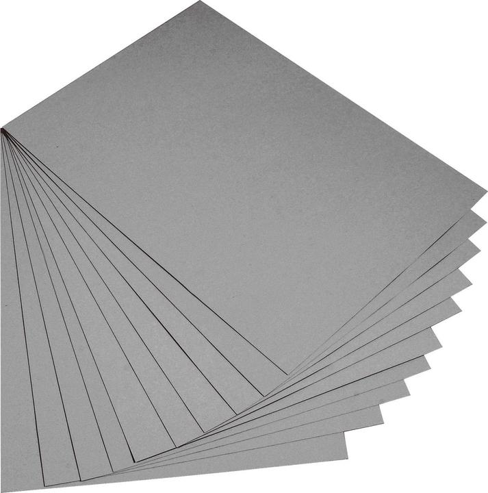Produktbild Folia Tonkarton, (B)500 x (H)700 mm, 220 g/qm, steingrau (10 x)