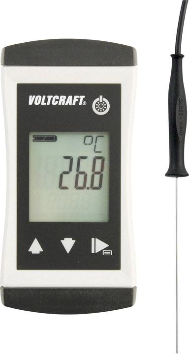 Produktbild Voltcraft Wasserdichtes Universalthermometer mit festem Pt1000-Einstechfühler (Ø 1.5mm) (Wasseranalysegerät)