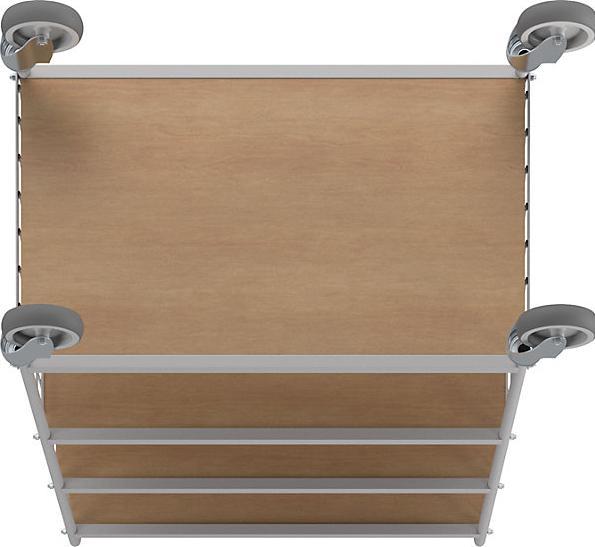 Produktbild eurokraft pro Premium Büro-Etagenwagen (150 kg)