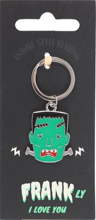 Actual product image Something Different Monster Enamel Frankenstein Keyring