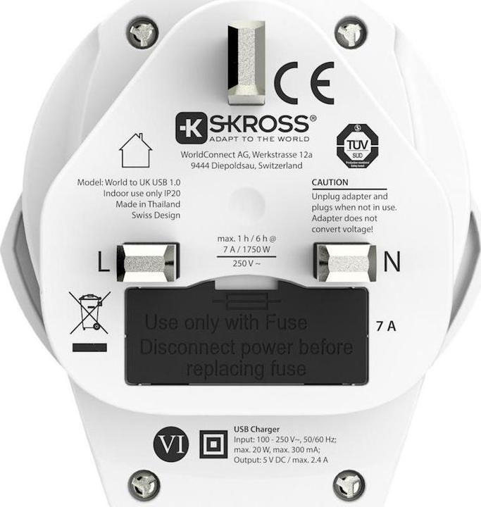 Produktbild Skross World to UK USB