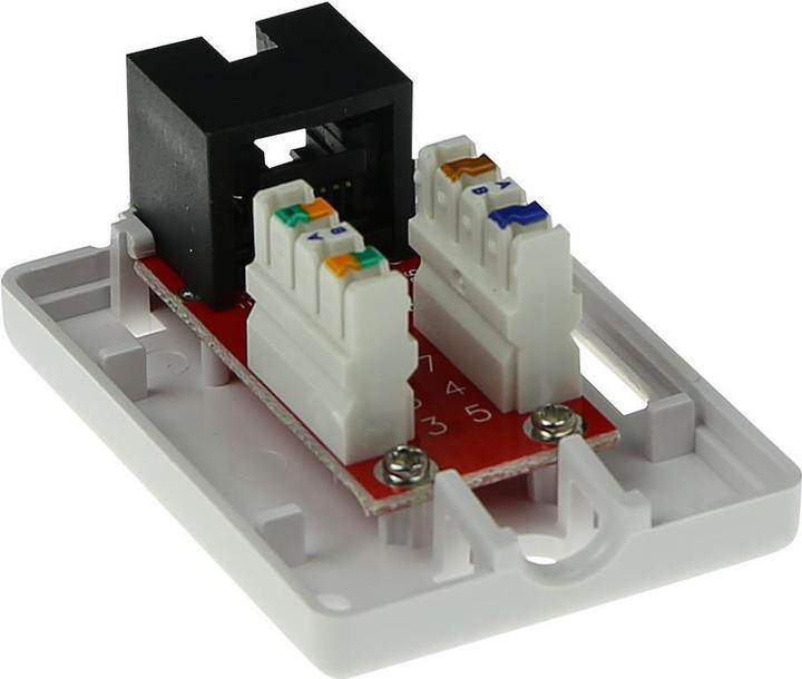 Produktbild ACT Surface mounted box unshielded 1 ports CAT6. Type: CAT6 Wall mountbox c6 1 prt unsh (Kabel)